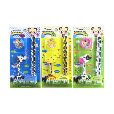 China School 6 in 1 stationery set for kids pupil pencil set for sale