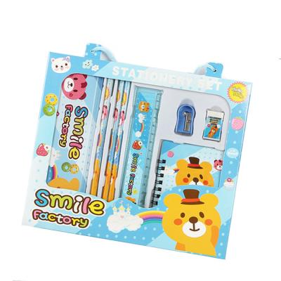 China School 8 in 1 set back to school student stationery set for sale