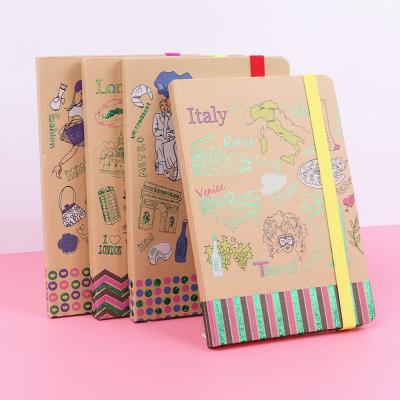 China Notebook Paper Craft Cover Paper Wrapping Paper Wholesales Notebook Brown Cover Note Paper Book for sale