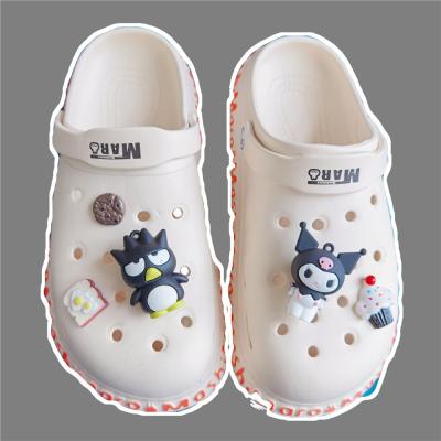 China Clog Cute Lovely Shoe Charm Buckle Cartoon Animal Character Shoe Decorations for sale