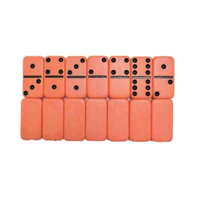 China Orange Toys Custom Dominoes For Sale Custom Logo Factory Price for sale