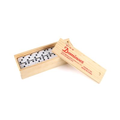 China China Custom Dots Domino Toy In Wooden Educational Plastic Black Box From Golden Toys Supplier for sale