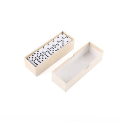 China Wholesale custom domino D6 melamine plastic domino in paper box for sale 22.5*15*6.8cm for sale