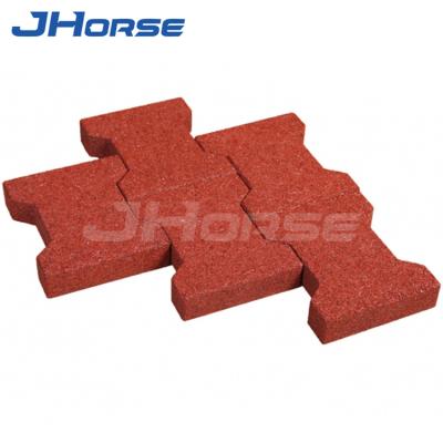 China Modern Indoor Hot Selling Good Quality Walkway Horse Stables Dog Bone Rubber Brick for sale