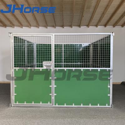 China Black Panel Portable Horse Farms China Supplier HDPE Stable Equipment Easy Install Outdoor Stall for sale