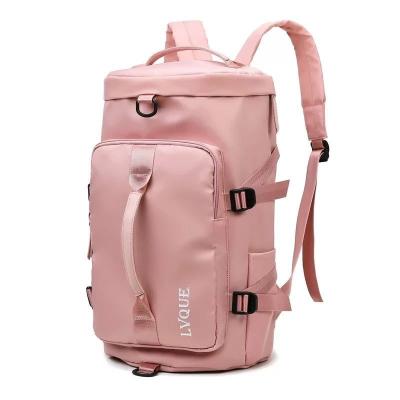 China Cheap multifunctional waterproof gym backpack bag sport nylon bag with shoes compartment and wet pocket for sale