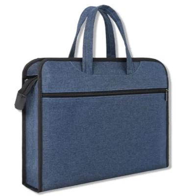 China Custom Popular Hot Selling Business Shoulder Bag Laptop Bag Business Documents Bag Stand Briefcase for sale