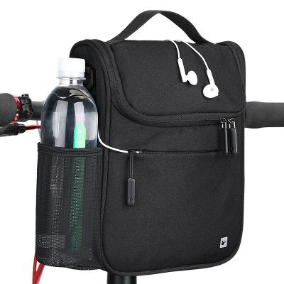 China Custom Bicycle Bag Crossbody Insulated Cooler Bag Bicycle Handle Bar Bag for sale