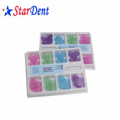 China Sand And Stainless 304 Diamond Polishing Disc Colorful Dental Diamond Polishing Material 40 Pcs / Box for sale