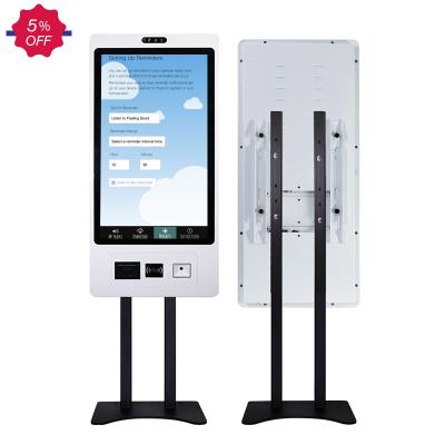 China Shopping Mall Fast Food 21.5 24 32 Inch Touch Screen Self Service Checkout Self Ordering Kiosk Payment Terminal For Restaurants / Market for sale