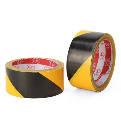 China Waterproof Custom Yellow Dot Shaped Social Distancing Heavy Duty PVC Industrial Reflective Floor Marking Tape for sale