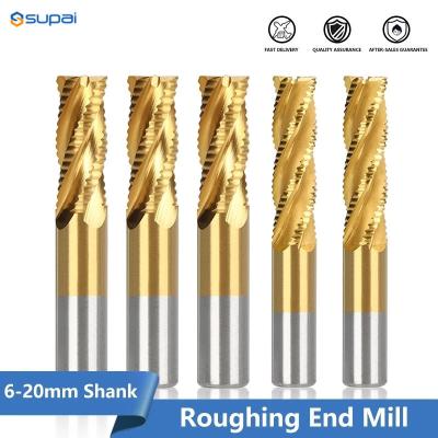 Cina M42 utensili di taglio per fresatura CNC 3 flauto HSS End Mill utensili per fresatura metallo a bassa velocità in vendita