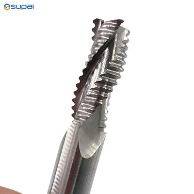 Cina Fabbricazione di carburo solido 3 4 Flutti Fresatrici CNC Tagliatrici Bit Router Bit Per la lavorazione dell'acciaio in alluminio 6 8 10 12 in vendita