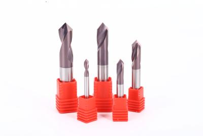 China Chamfering Chamfer End Mill 3-4 fluitens Snijbreedte 0,5-2,0 mm Fluitengte 3-4 fluitens Te koop