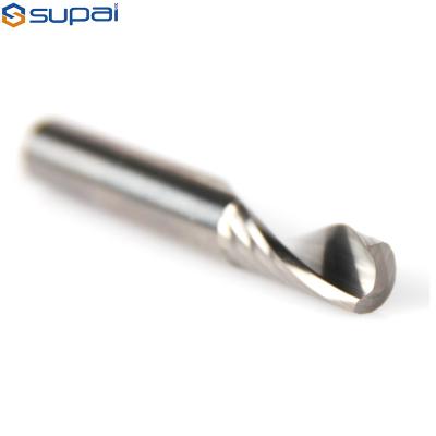 China Single Flute Carbide End Mill Custom Diameter For Acrylic Cutting Tool OEM for sale