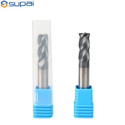 Китай CNC Hard Metal Corner Radius Milling Cutter Вольфрамовая сталь Конечная мельница 4 флейты продается