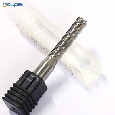 China Aluminum Processing Carbide End Mill Cutters Mirror Finish for sale