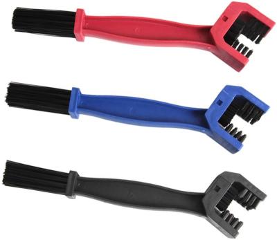 China Motorcycle Wash Brush 3 PCS Bike or Motorcycle Chain Seal Remover Bicycle Chain Cleaner Brush Tool for sale