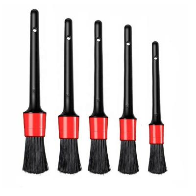 China Car Detailing 5Pcs Car Detailing Reading Brush Set For Wheel Air Motor Cleaning Reading Brush for sale