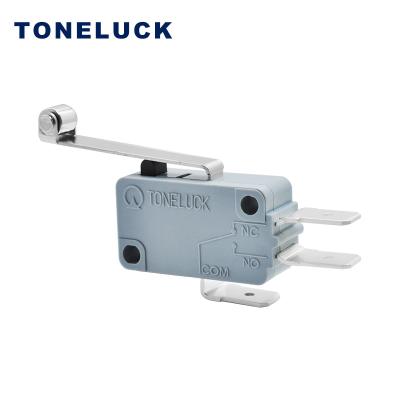 China 1NO 1NC 1COM 40T85 Lever Limit Micro Switch 25T85 16A Micro Electronic Long Roller Switch MQS-216SA05AAM for sale