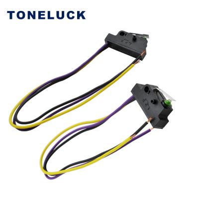 China Toneluck MQS-6 IP68 Lever Switch Miniature Limit Action Waterproof Sealed Snap Microswitch With Wire MQS-651 for sale