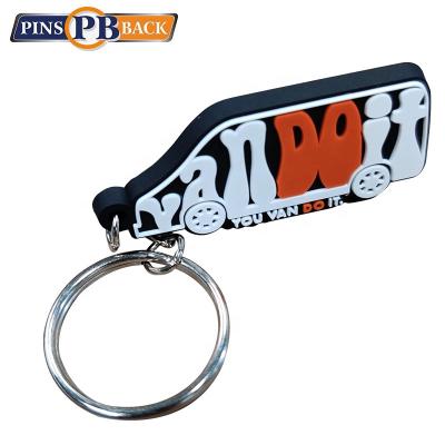 China Rubber Cheap Factory Price Customized PVC Rubber Soft Souvenir Key Chain for sale