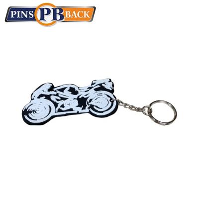 China High quality custom personalized 3d rubber name keychain pvc rubber soft key chain for promotion for sale