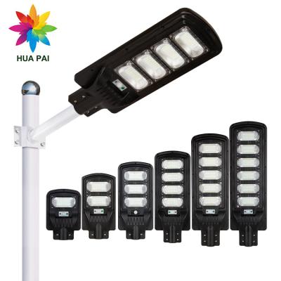 China ROAD HUAPAI Integrated Road Lamp ABS 50w 100w 150w 200w 250w 300w Outdoor All In One LED Solar Street Light for sale