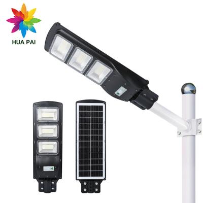 China High Brightness Ip65 Outdoor Waterproof 30w 60w 90w 120w ROAD HUAPAI All In One Solar LED Street Light for sale