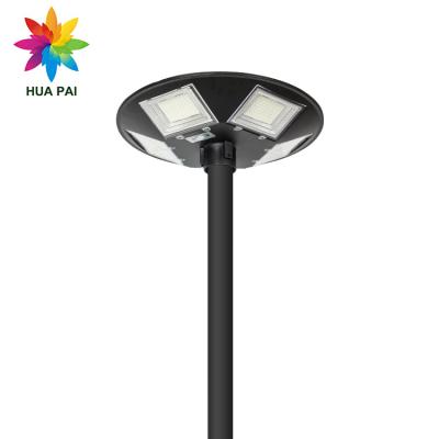 China Smart Garden Light 150w 250w LED Solar Park Light HUAPAI Motion Sensor Outdoor Solar Garden Light for sale