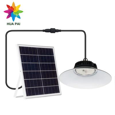 China HUAPAI 100Watt 200Watt Smart Warehouse Control Ip65 Die Casting High Light Outdoor Aluminum Solar Bay Led Light for sale