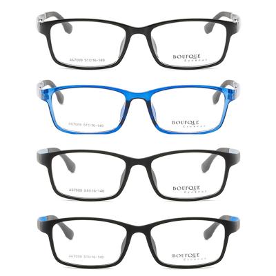 China Blue Light Blocking Frame Square Eyeglasses TR90 Optical Glasses Anti Eyewear Men Unisex Flexible Optical Glasses Computer Spectacle Eye Glasses for sale