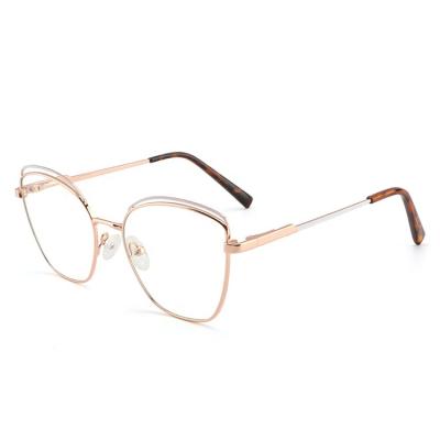 China For Aochi Vogue Design Metal Glasses Optical Frame Glasses Optical Eyeglasses Frame Hot Selling Metal Frame Glasses for sale