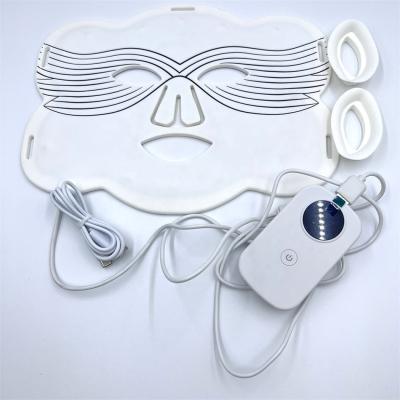 China Hydrating Silicone Butterfly LED Face Mask Input Frequency 5V/1A 2600mAH Duration 10/20min for sale