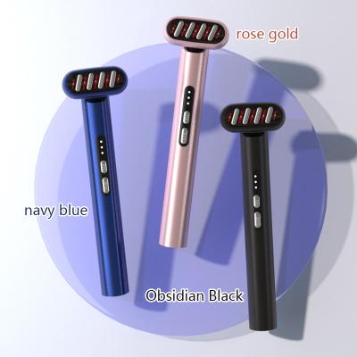 Chine Massage EMS Technologie de lumière rouge bleue Masseur oculaire électrique Baguette pour le lifting du visage et des yeux à vendre