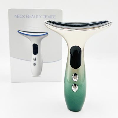 China Multi-function Beauty Equipment Face and Neck Lifting Massager with LED Photon Therap for sale