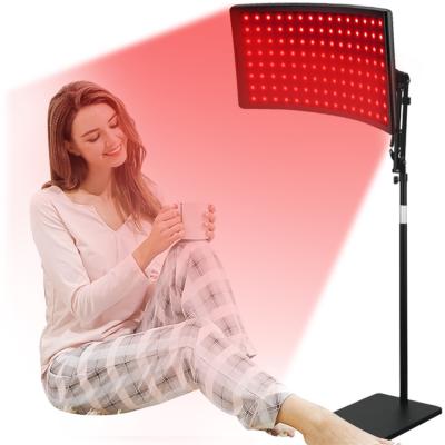 China 24w Fat Burning Pain Relief Control LED Therapy Panel Lamp with Logo Light and Stand for sale