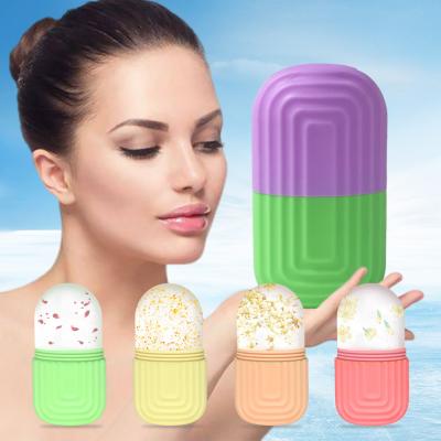 China Target Area No Plugs Type Silicone Ice Molds for Facial Cube Ice Roller Face and Body for sale