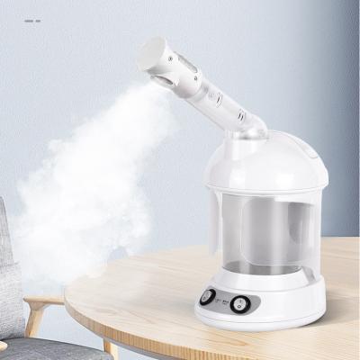 China Máquina de limpieza facial de vapor 2023 más reciente 3 en 1 vapor facial eléctrico con lámpara en venta