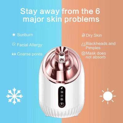 China Compact Facial Steamer Salon Humidifier for Deep Moisturizing and Skin Rejuvenation for sale