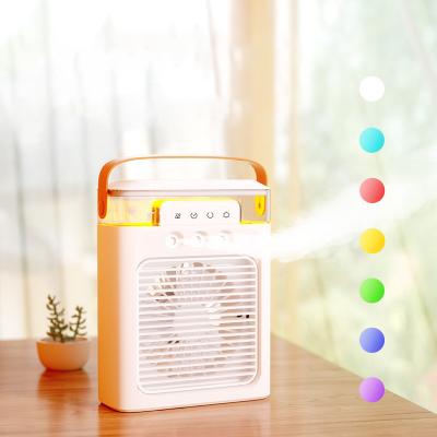 China Compacte 6 inch mini aircooler ventilator met handmatige schakelaar en oplaadbare batterij Te koop