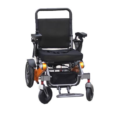 China 6.5Ah Battery Power Lightweight Wheelchair Electric Wheelchair 12inch Foldable Tire Disabled Mobility Wheelchair EFW05 for sale