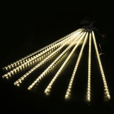 China Wholesale Light Bulb Outdoor String Strip Meteor Shower IP68 Color Changing Led Christmas Lights for sale