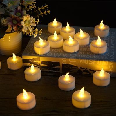 China Decorative LED Candle Light Tea Light Bulk Battery Operated Votive Candles For Christmas Ramadan Wedding Party for sale