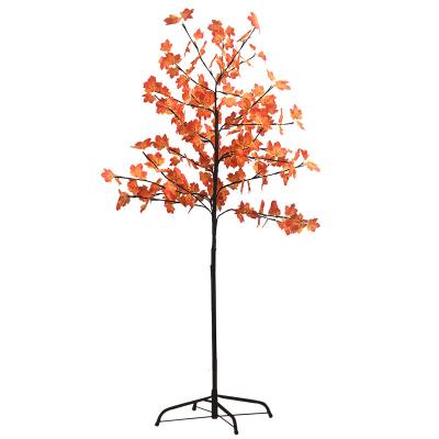 China Led Light String Factory Supply Festival Maple Leaf Christmas Tree With Led Lights for sale