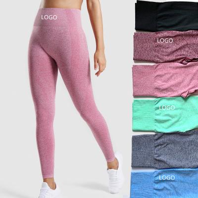 China Tiktok Gym Fitness Breathable Custom Compression Leggings for Women butt crack! crack! The Workout Sports Yoga Lifting Seamless Pants for sale