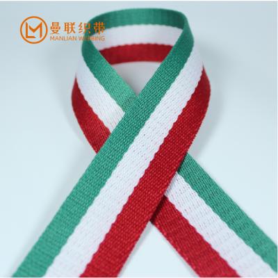 China Other Customized Printed Cotton Ribbon Fabric Good Quality Color Cotton Webbing Belt Backpack Belt Colorful Cotton Ribbon Custom Printed Fabric for sale