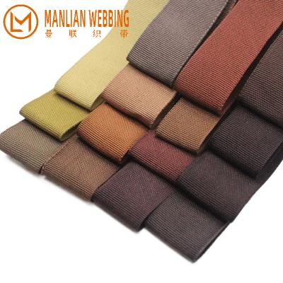 China High Tenacity Brown PP Weave Webbing Band Woven Polypropylene Custom Webbing Bags Straps PP Webbing for sale