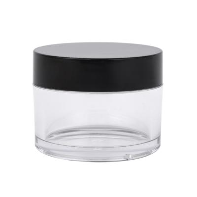 China Wholesale High Quality 15ML 30ML 50ML Skin Care Cream Round PETG Cosmetic Jar With Lid for sale