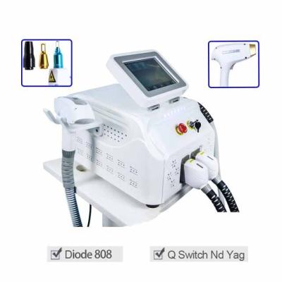 China Hair Removal Q Switch ND Yag Laser Tattoo Removal Machine Price Tattoo And Hair Removal Machine for sale